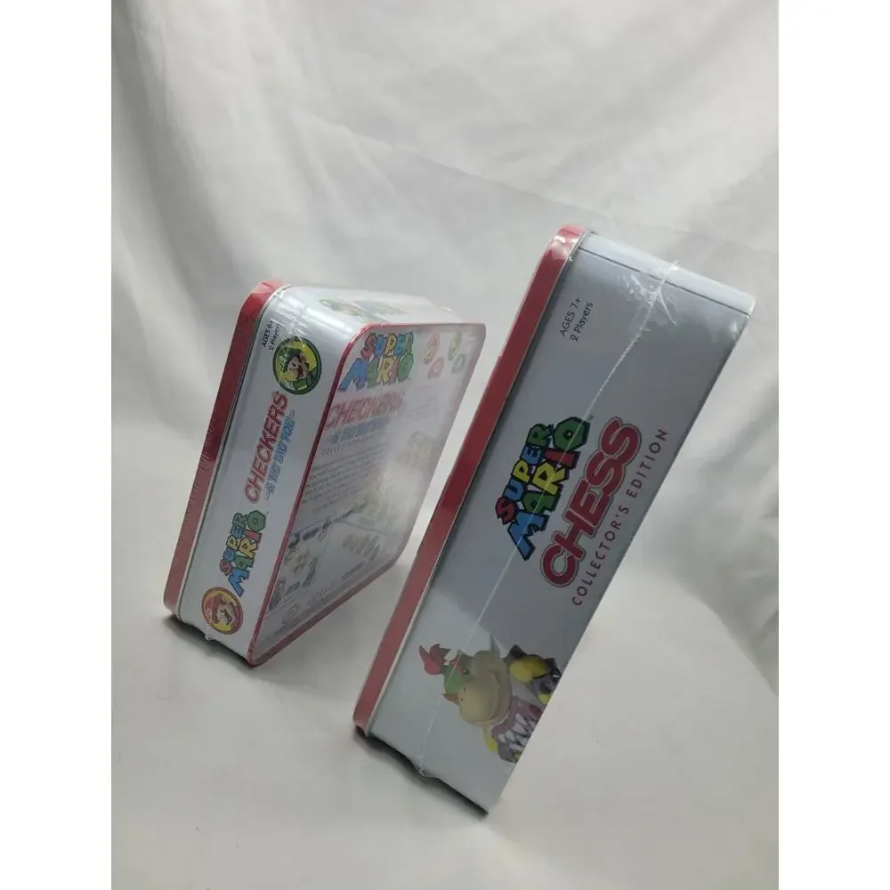 Super Mario Checkers and Chess Sets Collector's Editions Sealed New In Box
